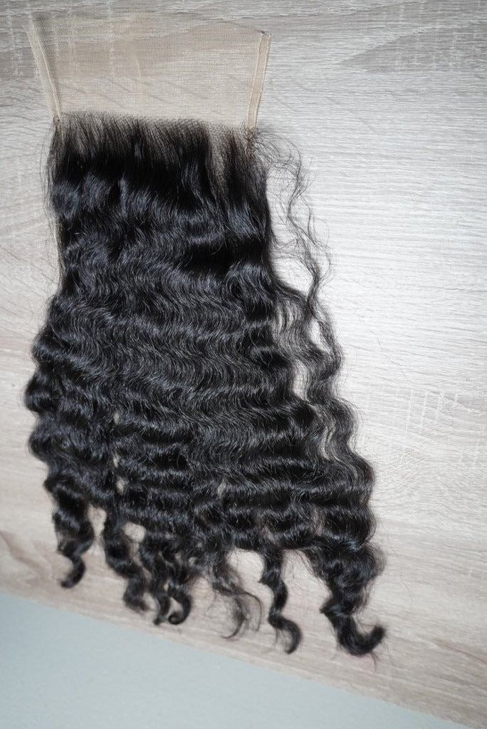 Burmese Curly 4x4 Closure